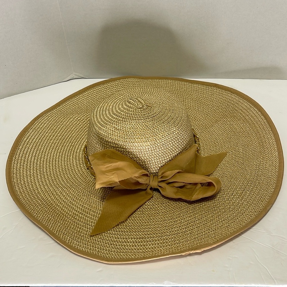 Empire Cove Womens Wide Brim Straw Hat Floppy Sun Hat Panama Fedora